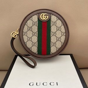 Gucci Ophidia Round Wristlet